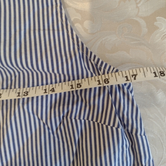 J.Crew Small Blue Striped Sleeveless Tunic - Picture 2 of 3